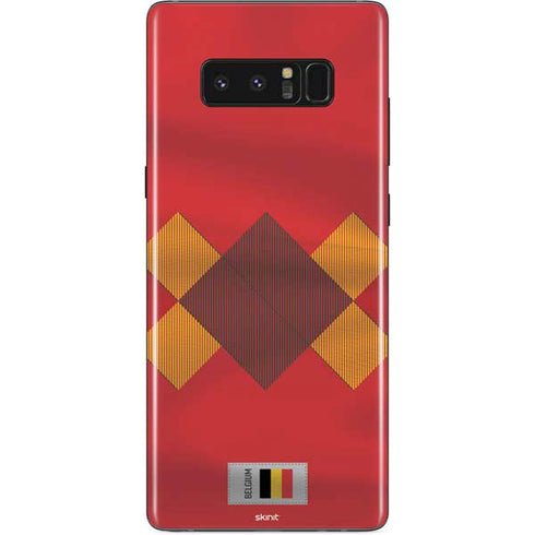 Belgium Soccer Flag Galaxy Note 8 Skin